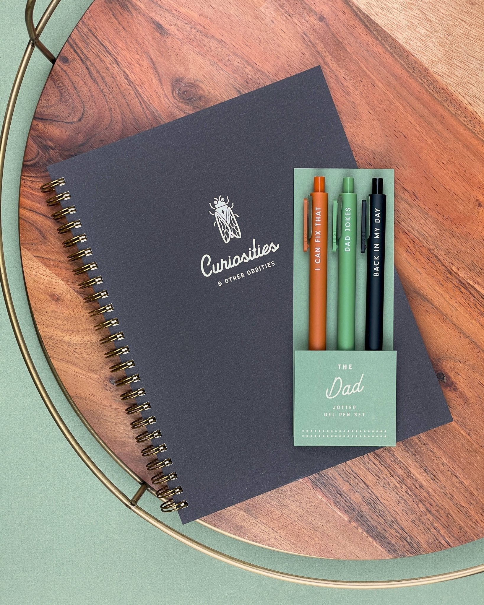 Dad Jotter Gel Pen: Set of 3 - Twirls + Twigs
