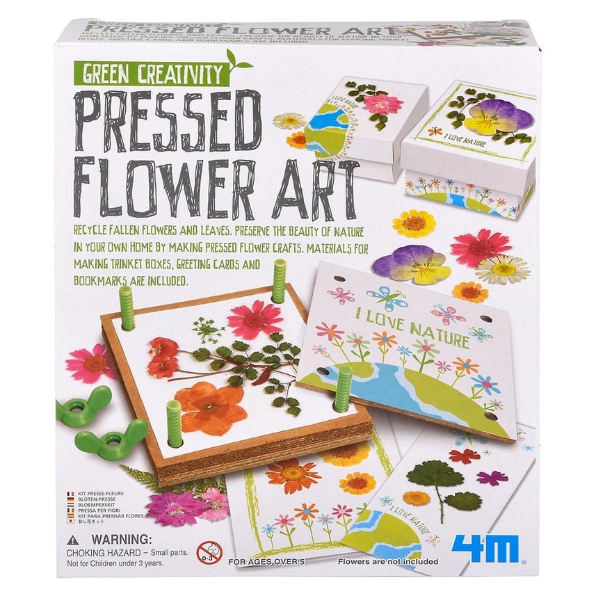 Green Creativity - Pressed Flower Art - Twirls + Twigs