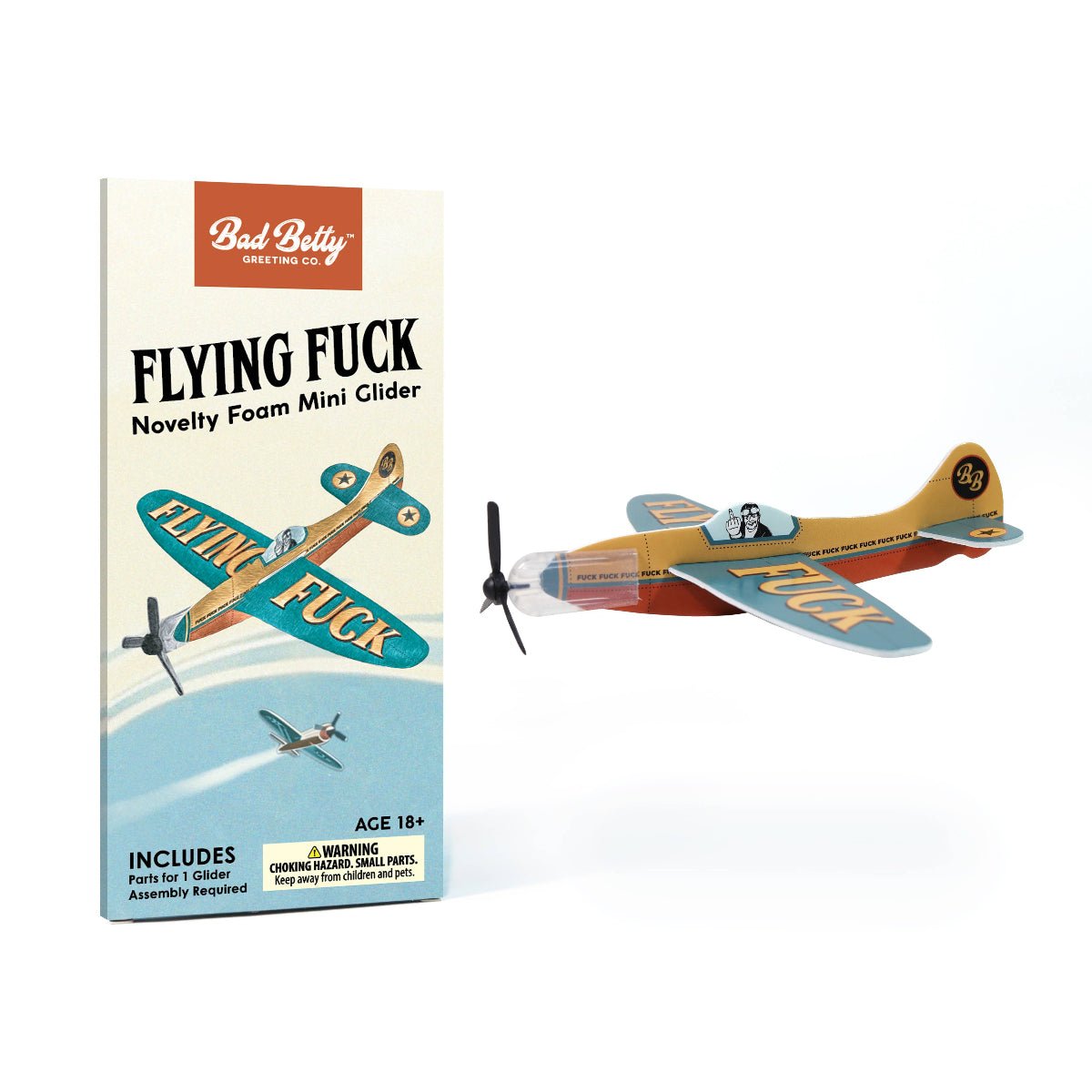 Novelty Toy Foam Glider Flying Fuck - Twirls + Twigs