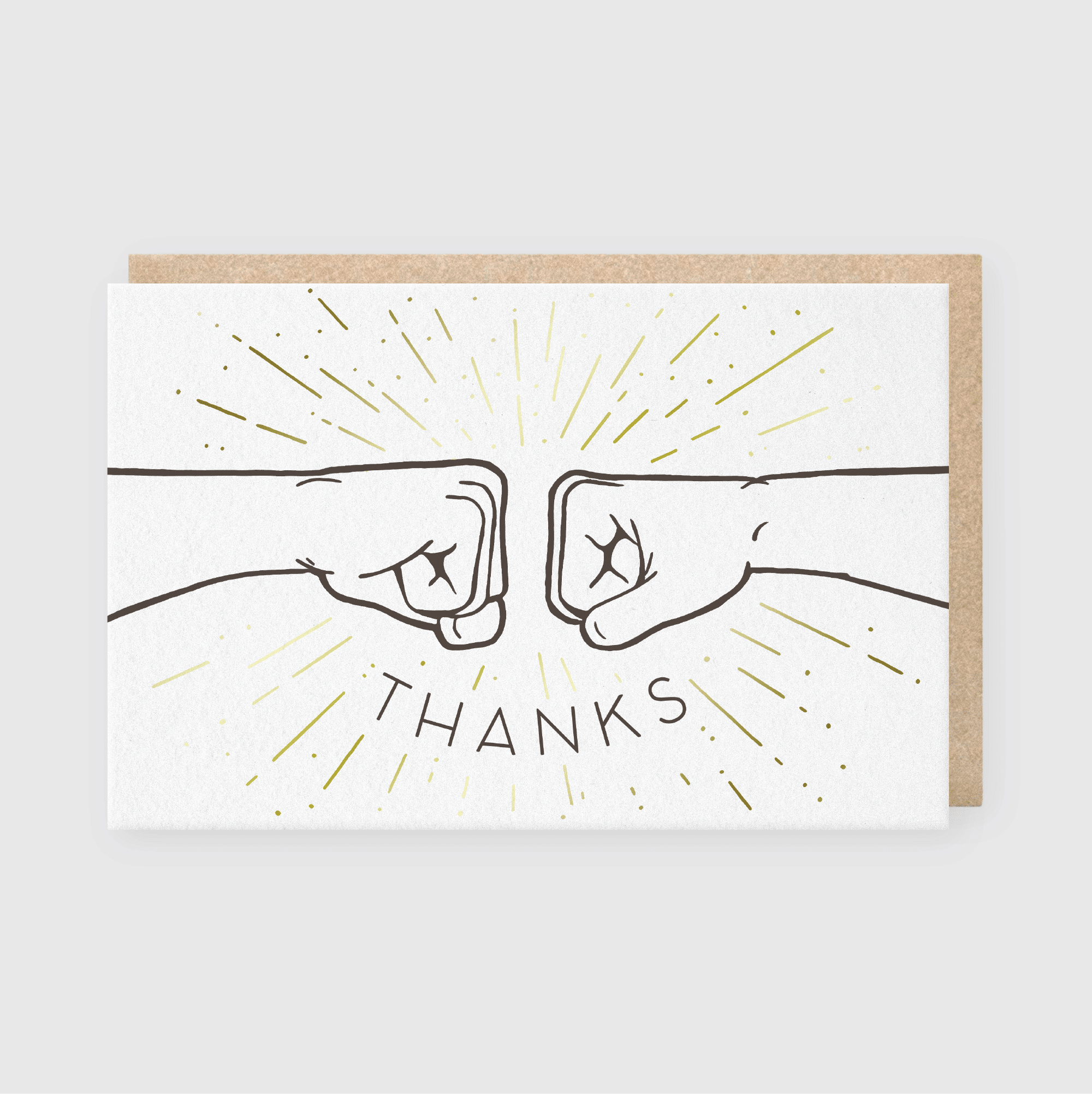 Fist Bump Thanks - Twirls + Twigs