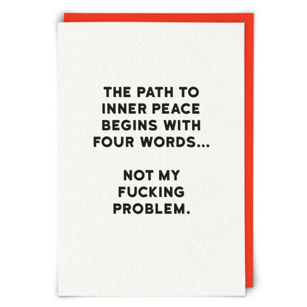 Inner Peace Greeting Card - Twirls + Twigs