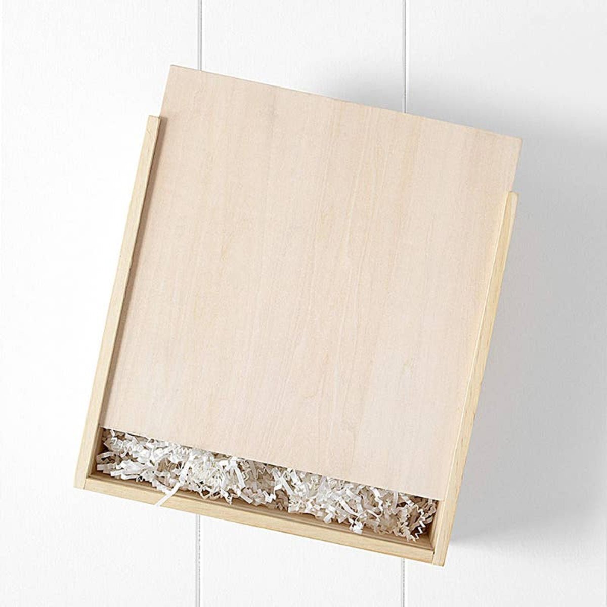 Unfinished Wood Gift Box: Small - Twirls + Twigs