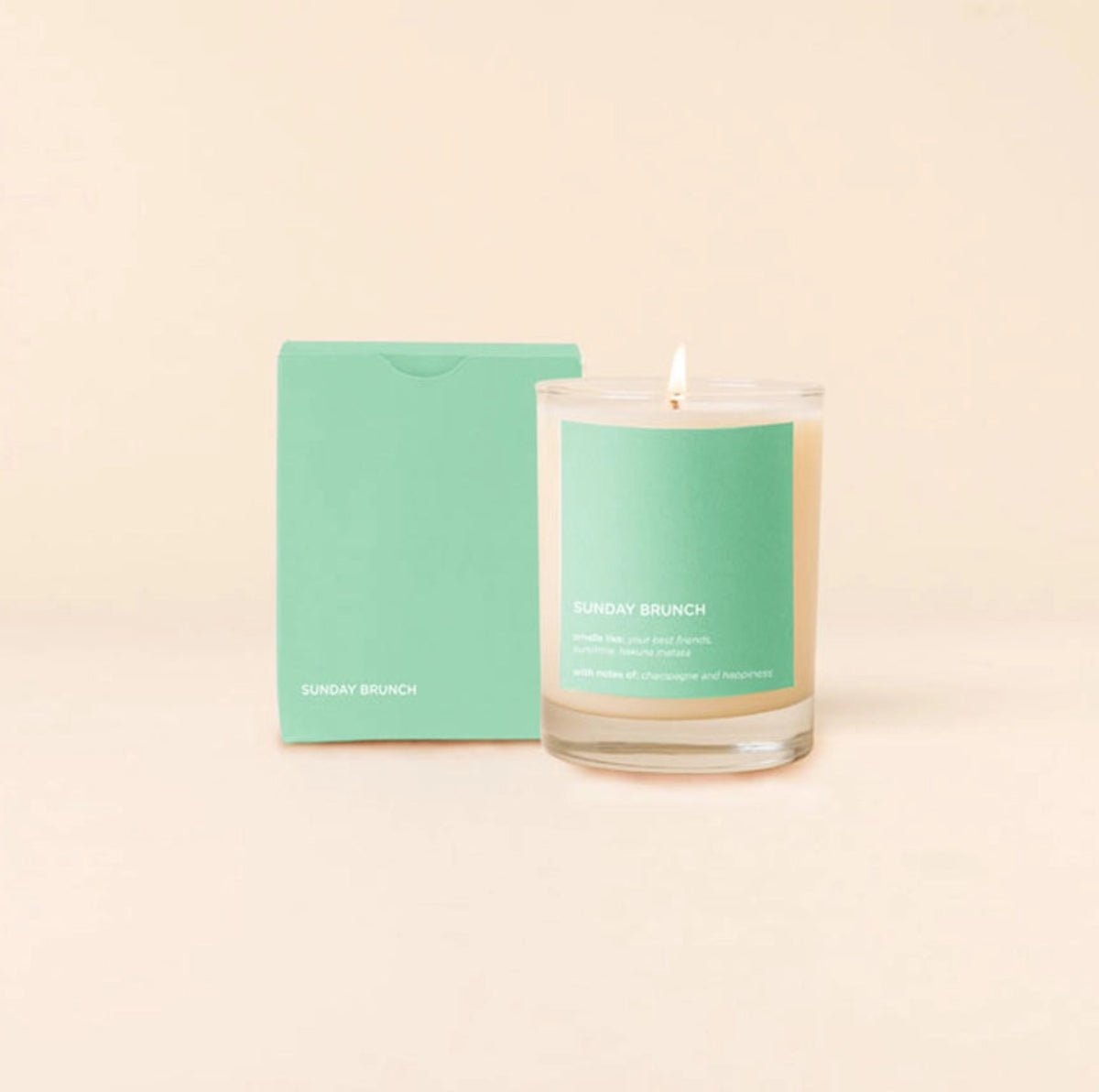 Candle Rocks Glass - Life: Sunday Brunch - Twirls + Twigs