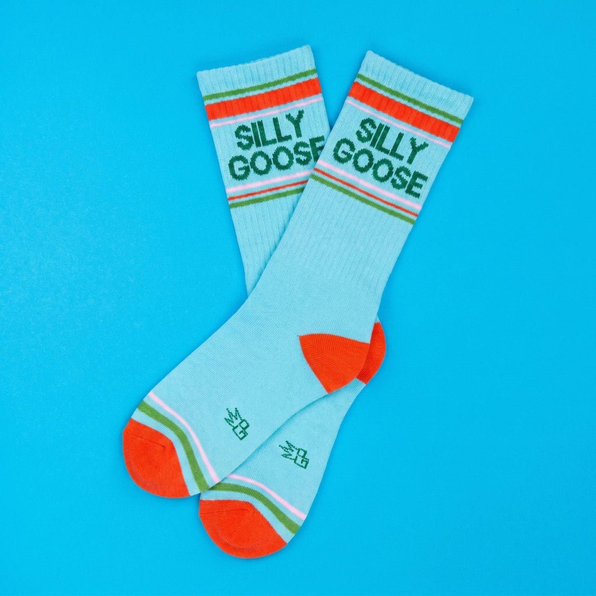 Silly Goose Gym Crew Socks - Twirls + Twigs
