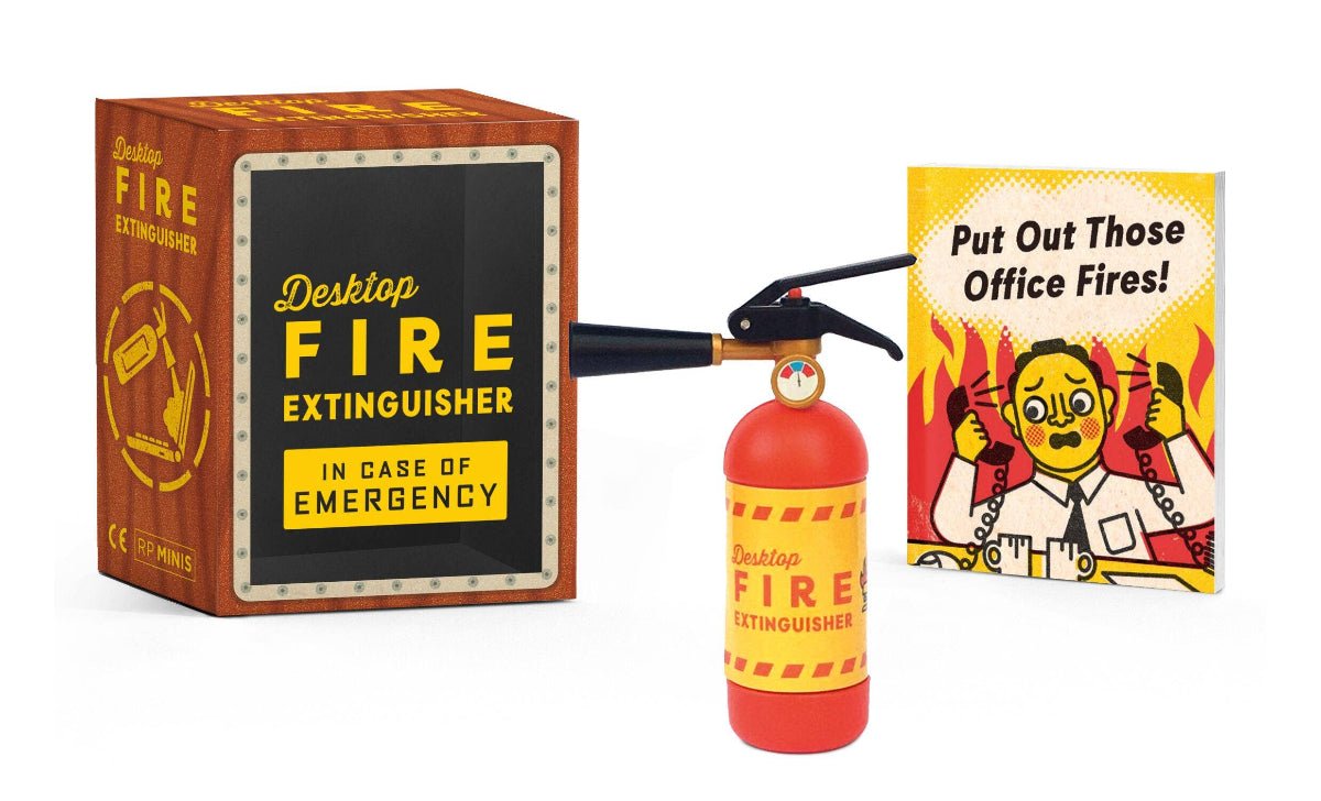 Desktop Fire Extinguisher - Twirls + Twigs