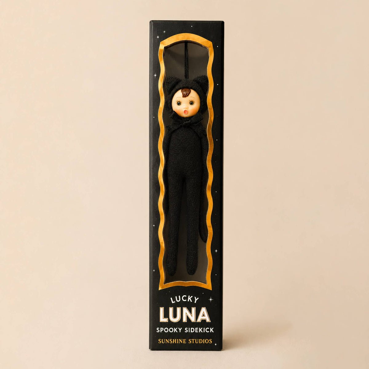 Lucky Luna Spooky Sidekick | Halloween Elf Ornament - Twirls + Twigs