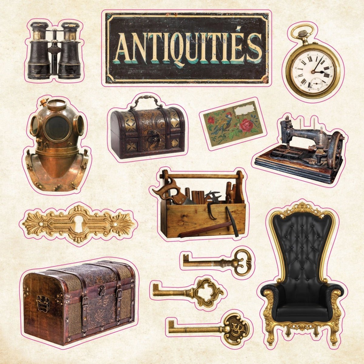 The Sticker Book of Curiosities - Twirls + Twigs