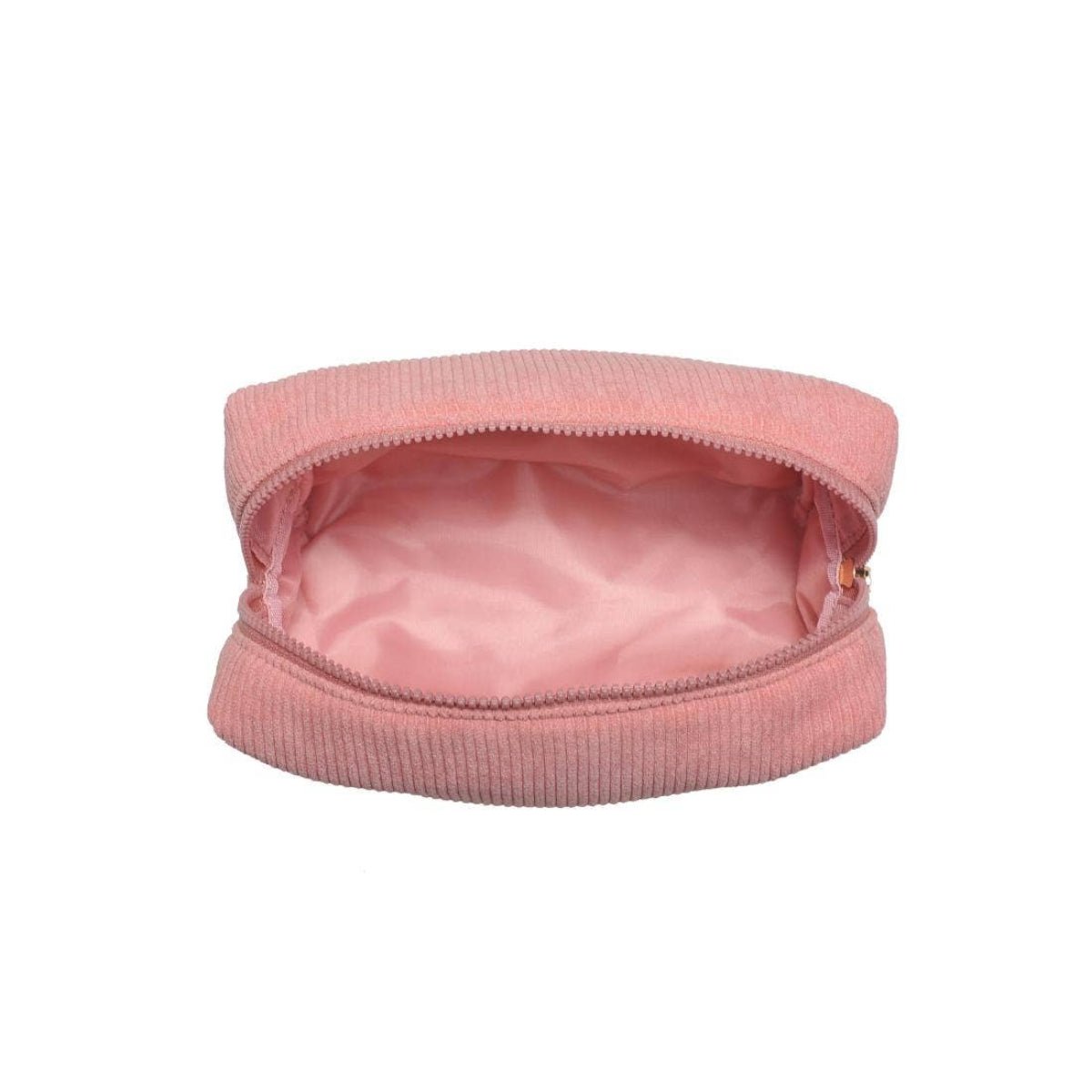 Cordially Yours - Corduroy Cosmetic & Travel Organizer Pouch: Natural - Twirls + Twigs