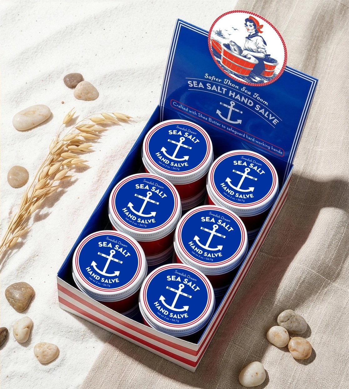 Sea Salt Hand Salve – Clean Ocean Scent - Twirls + Twigs