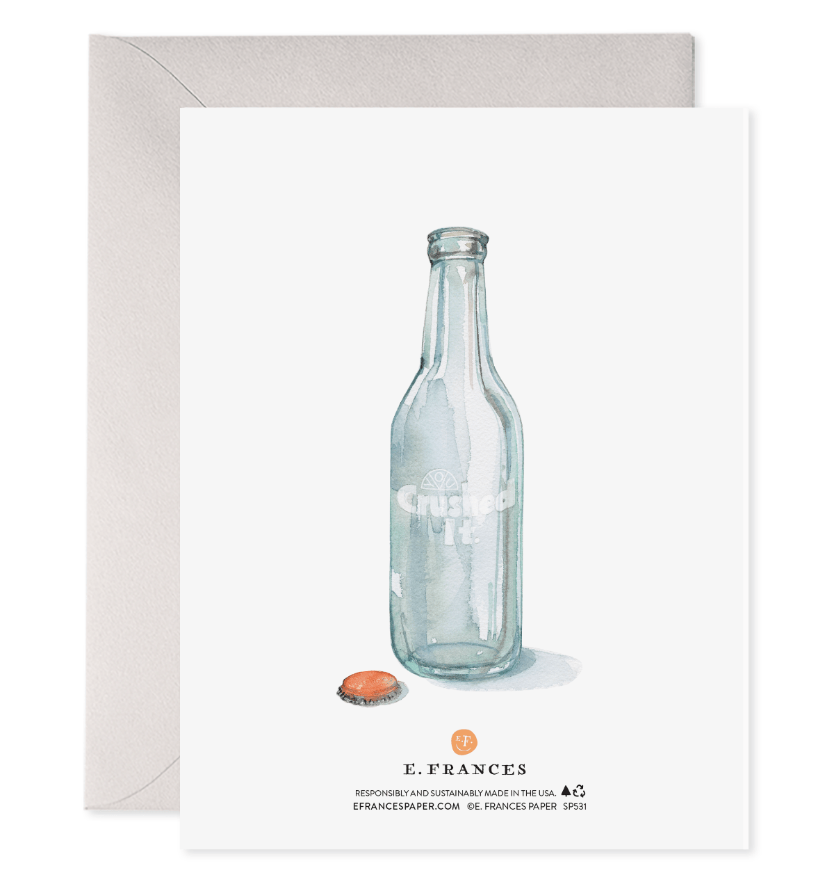 Crushed It Greeting Card - Twirls + Twigs