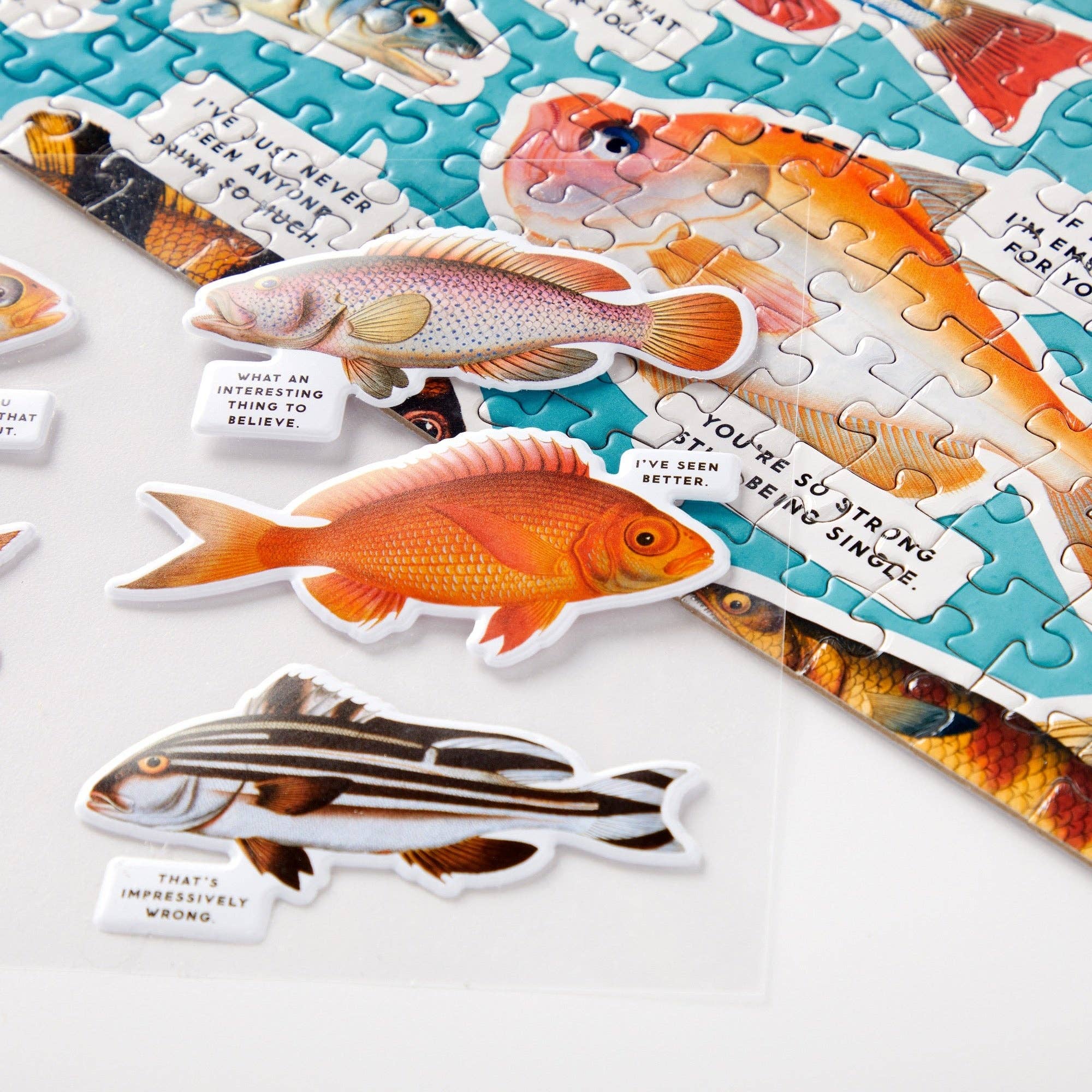 Judgy Fish 1000 Piece Puzzle - Twirls + Twigs