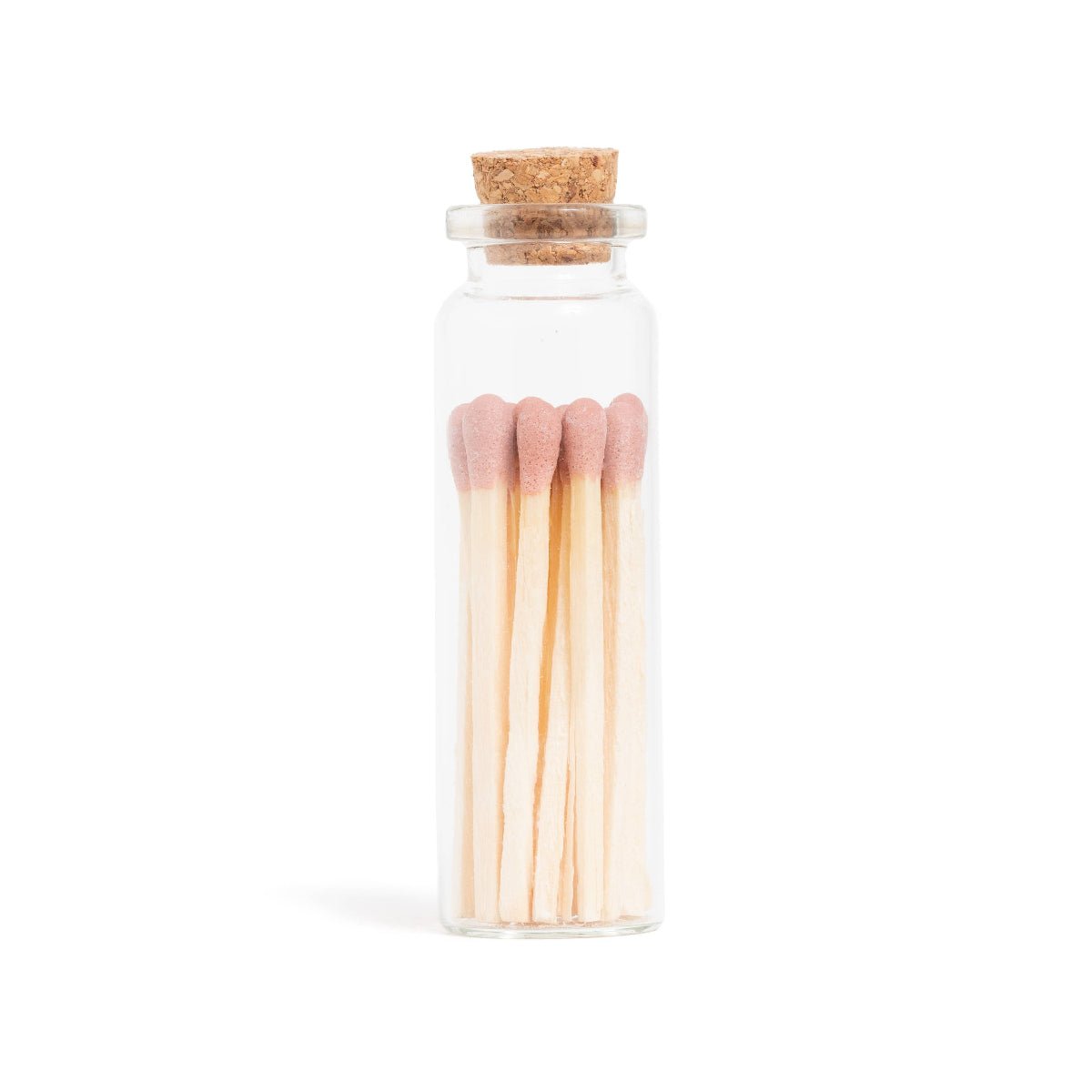 Dusty Rose Matches in Small Corked Vial - Twirls + Twigs
