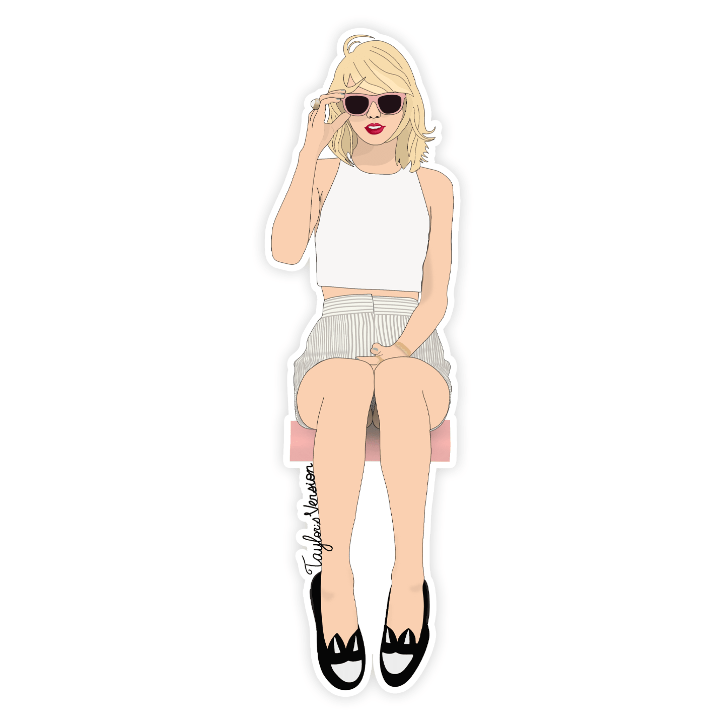 Taylor 1989 Taylor's Version Sticker - Twirls + Twigs