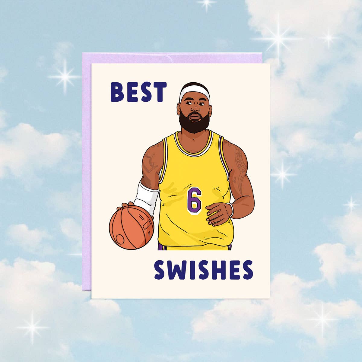 Lebron Best Swishes | Birthday Card - Twirls + Twigs