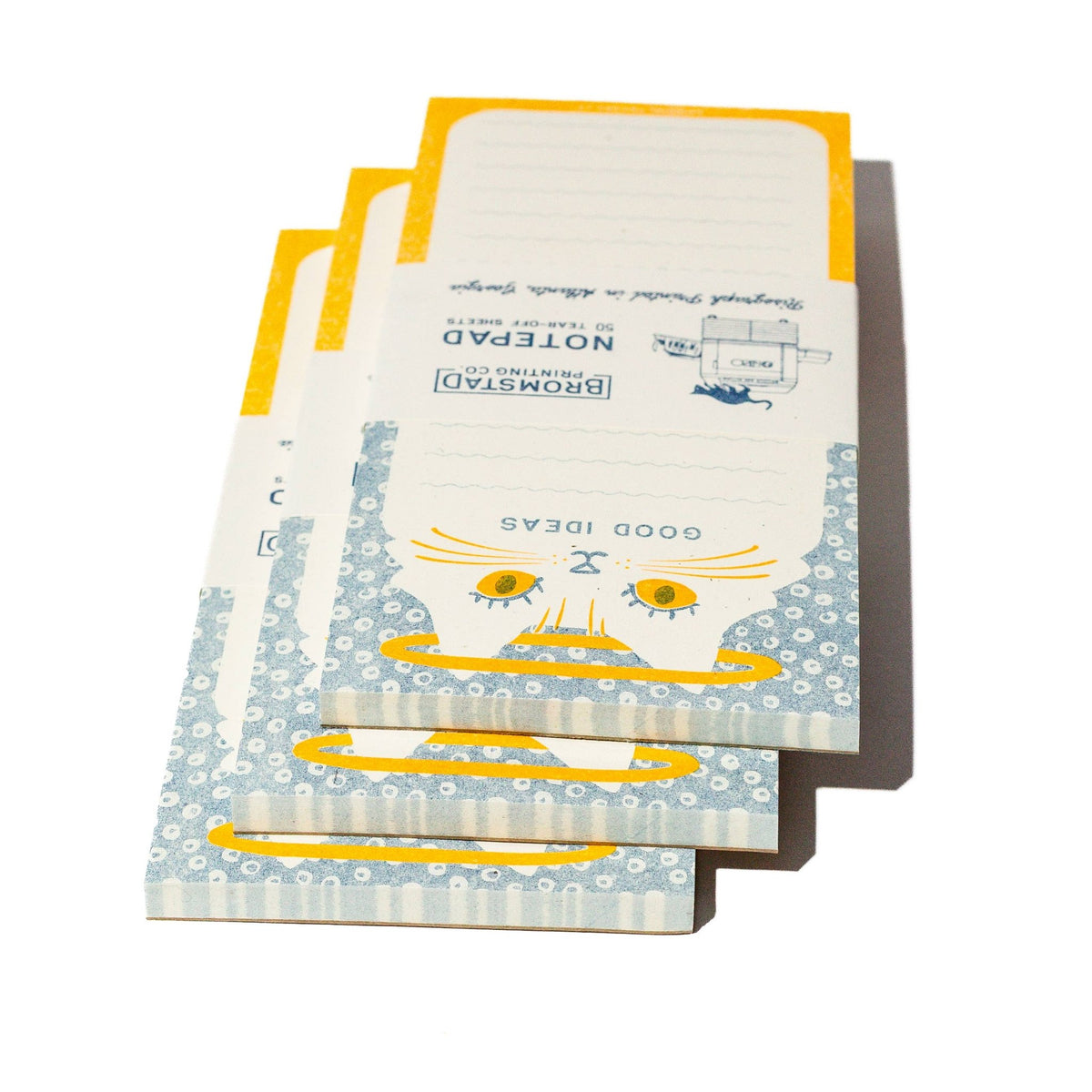 Good Ideas - Tall Risograph Notepad - Twirls + Twigs