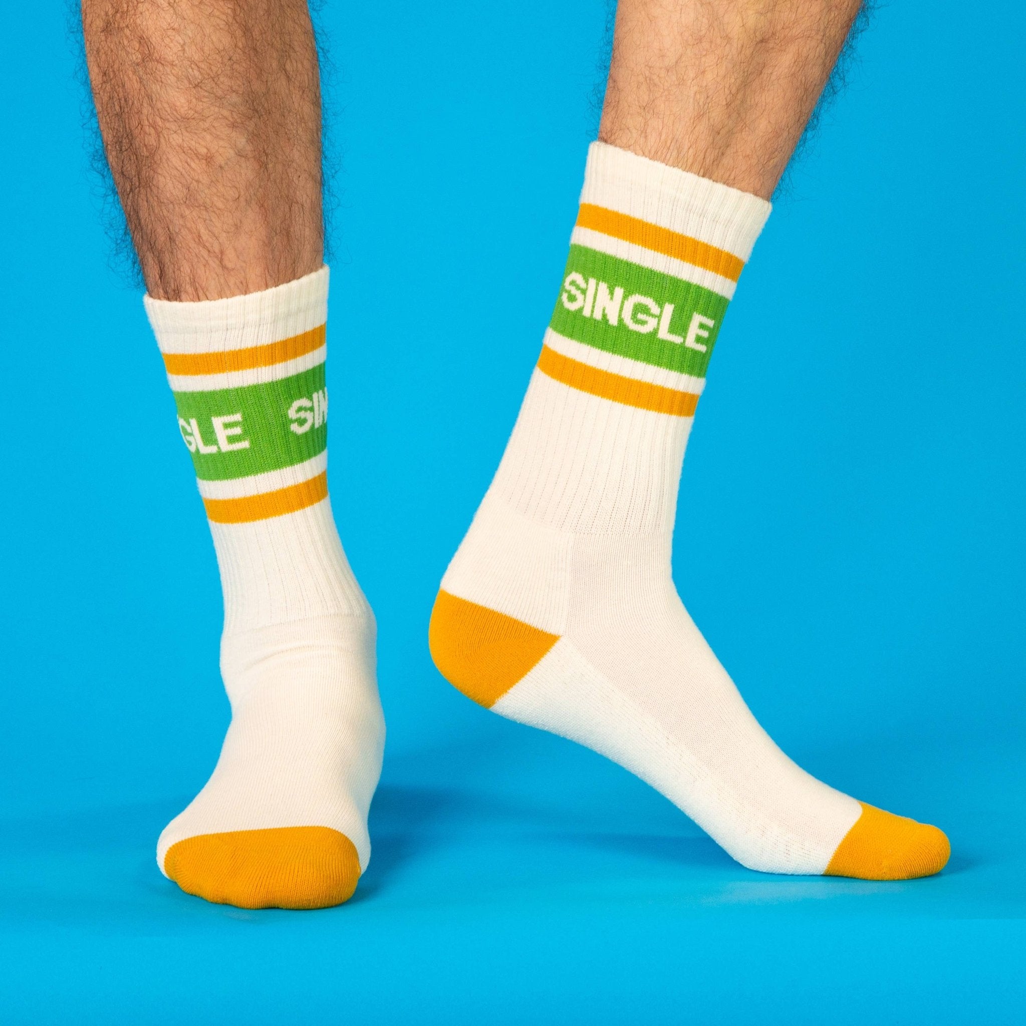 Single Gym Crew Socks - Twirls + Twigs