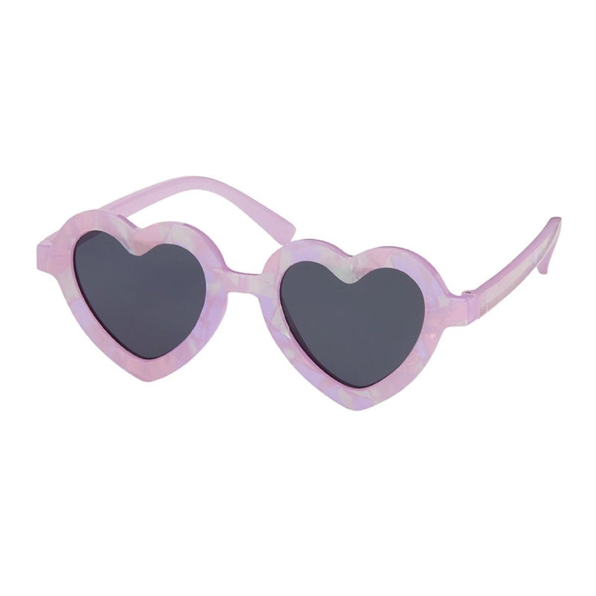 Kids Heart Pearlized Sunglasses - Twirls + Twigs