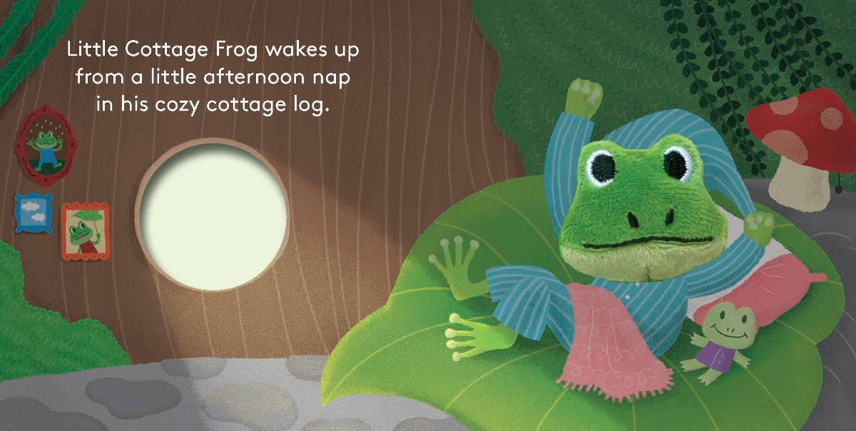 Little Cottage Frog: Finger Puppet Book - Twirls + Twigs