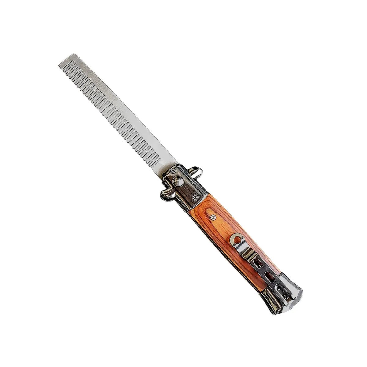 Switchblade Comb – Spring - Action Grooming Tool - Twirls + Twigs