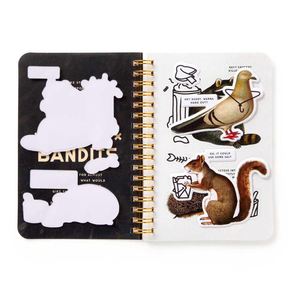 Brass Monkey Trash Bandits Sticker Book - Twirls + Twigs