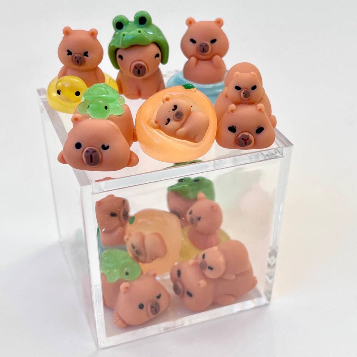 Cute Capybara Miniature Figurines - Twirls + Twigs