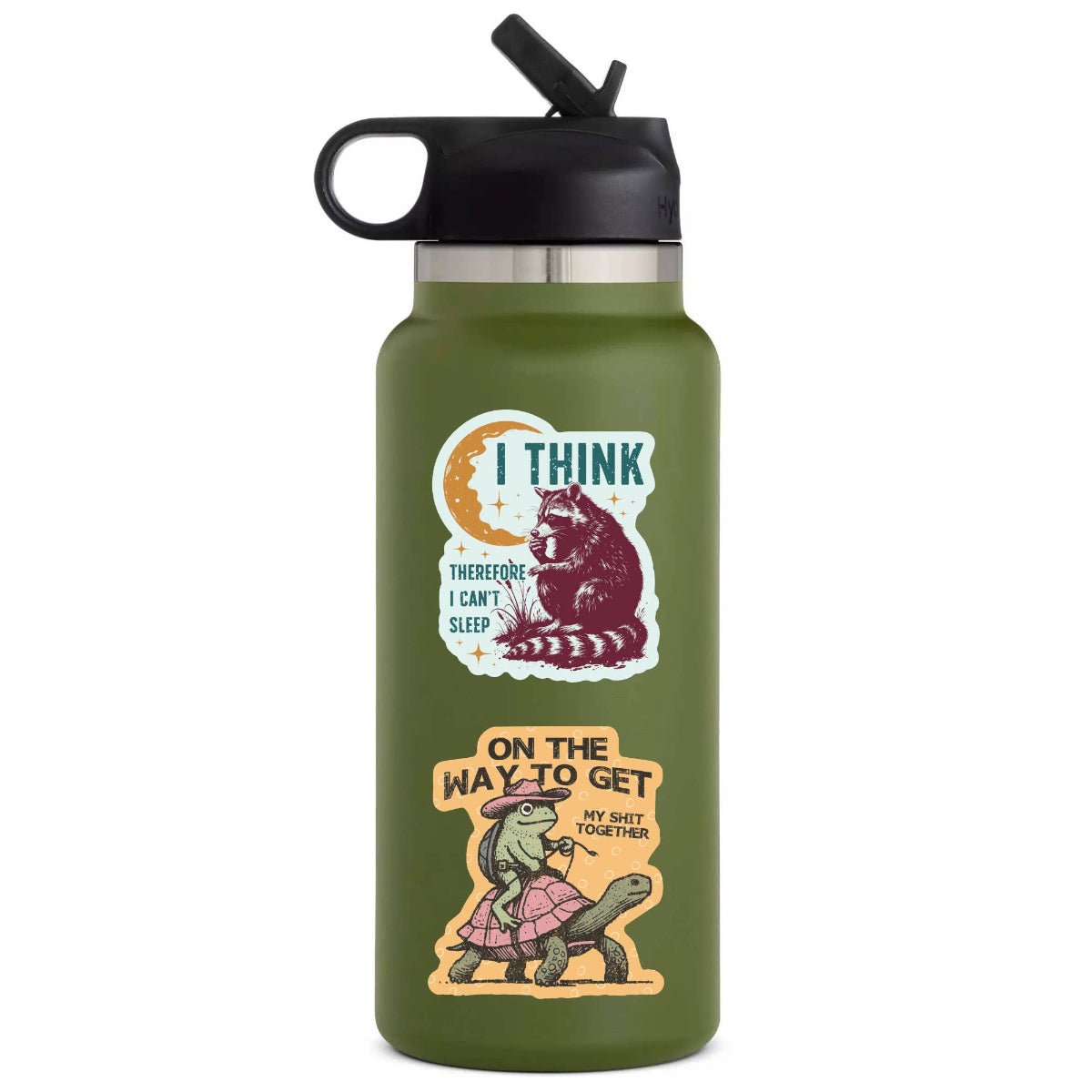 Mental Health Humor Cute Anxiety Vinyl Sticker - Twirls + Twigs