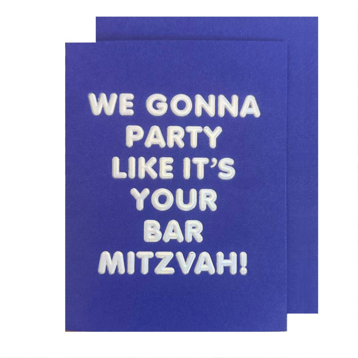 Bar Mitzvah Congrats Card - Twirls + Twigs