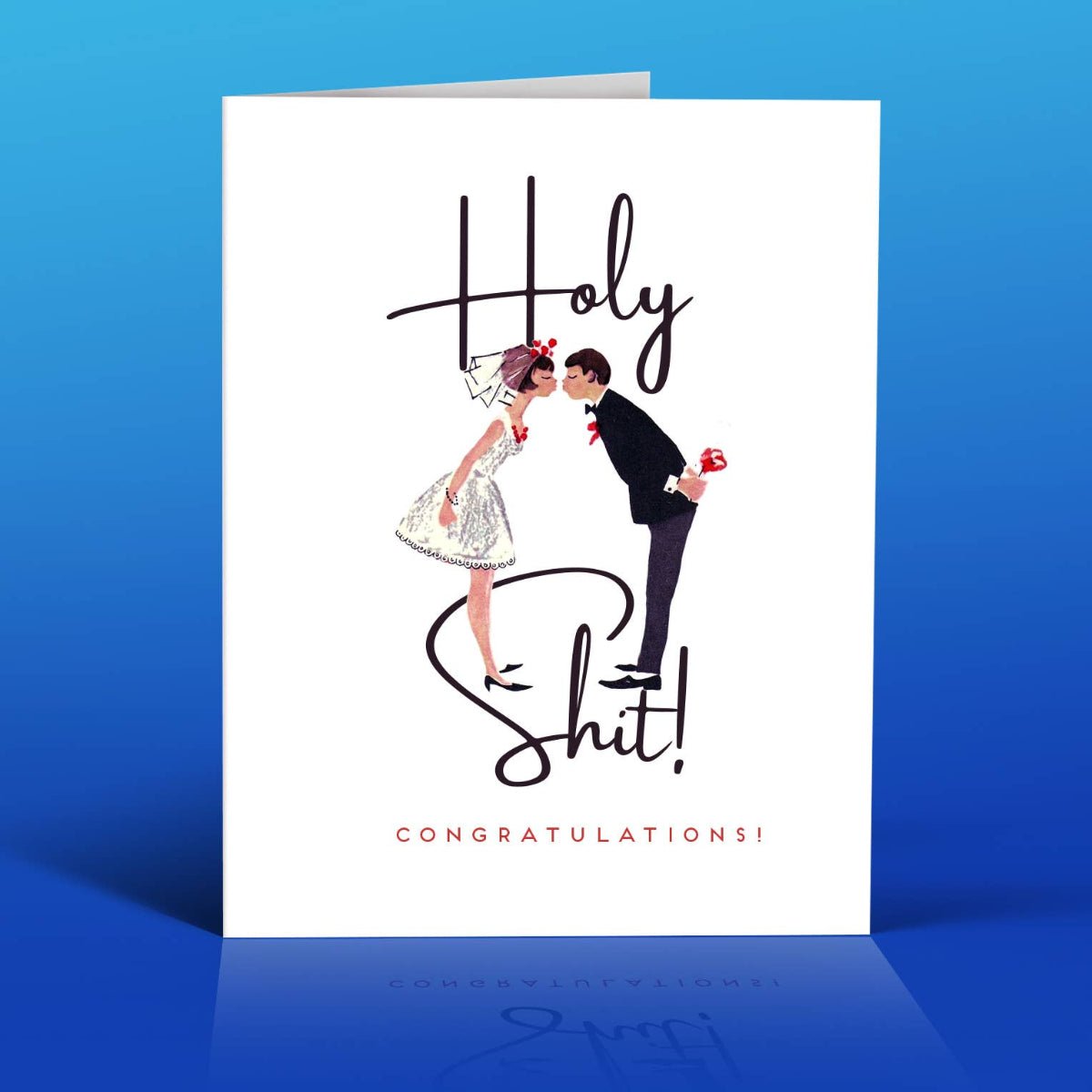 HOLY SHIT WEDDING Card - Twirls + Twigs