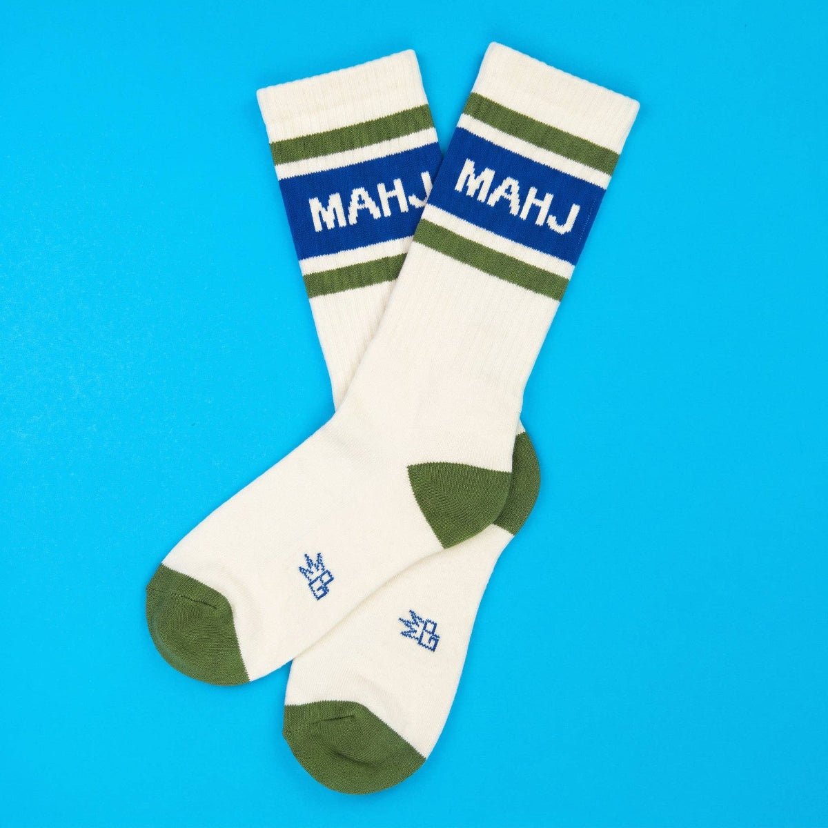 Mahj Gym Crew Socks - Twirls + Twigs