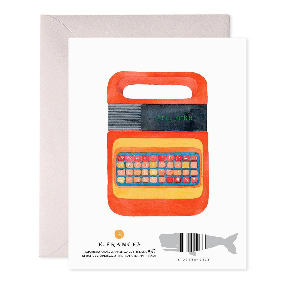 Old But Awesome Birthday Greeting Card - Twirls + Twigs
