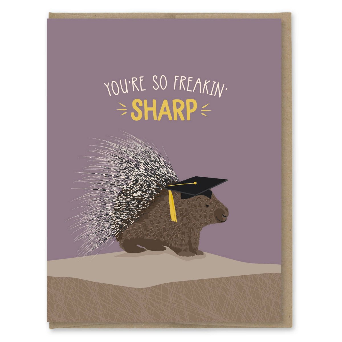 Freakin' Sharp Graduation Card - Twirls + Twigs