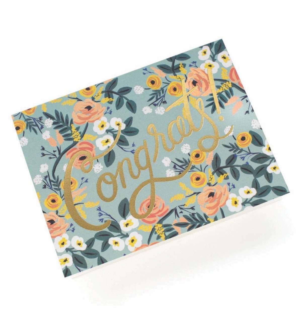 Blue Meadow Congrats card - Twirls + Twigs