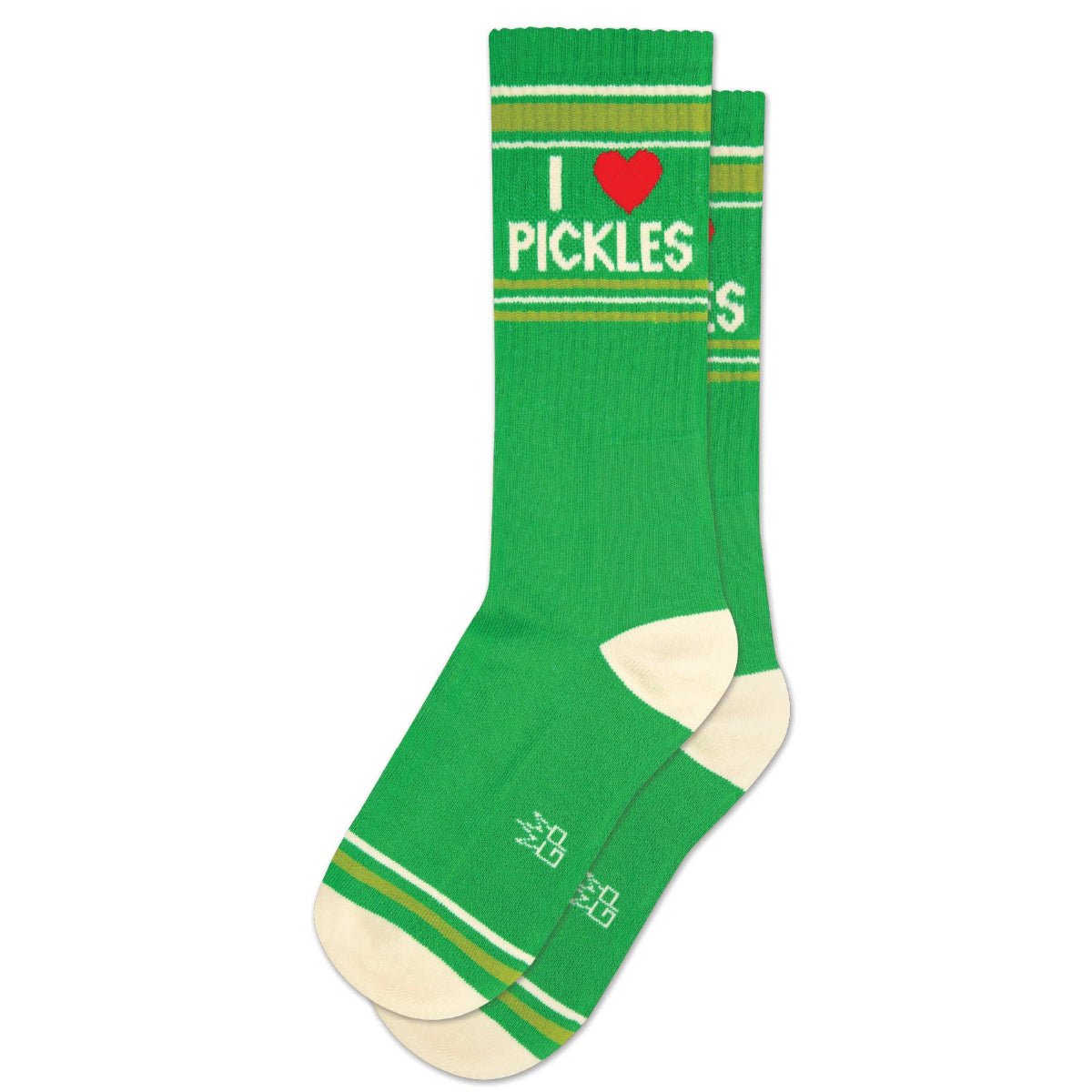 I Love Pickles Gym Crew Socks - Twirls + Twigs