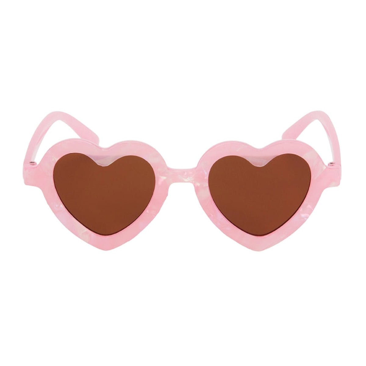 Kids Heart Pearlized Sunglasses - Twirls + Twigs
