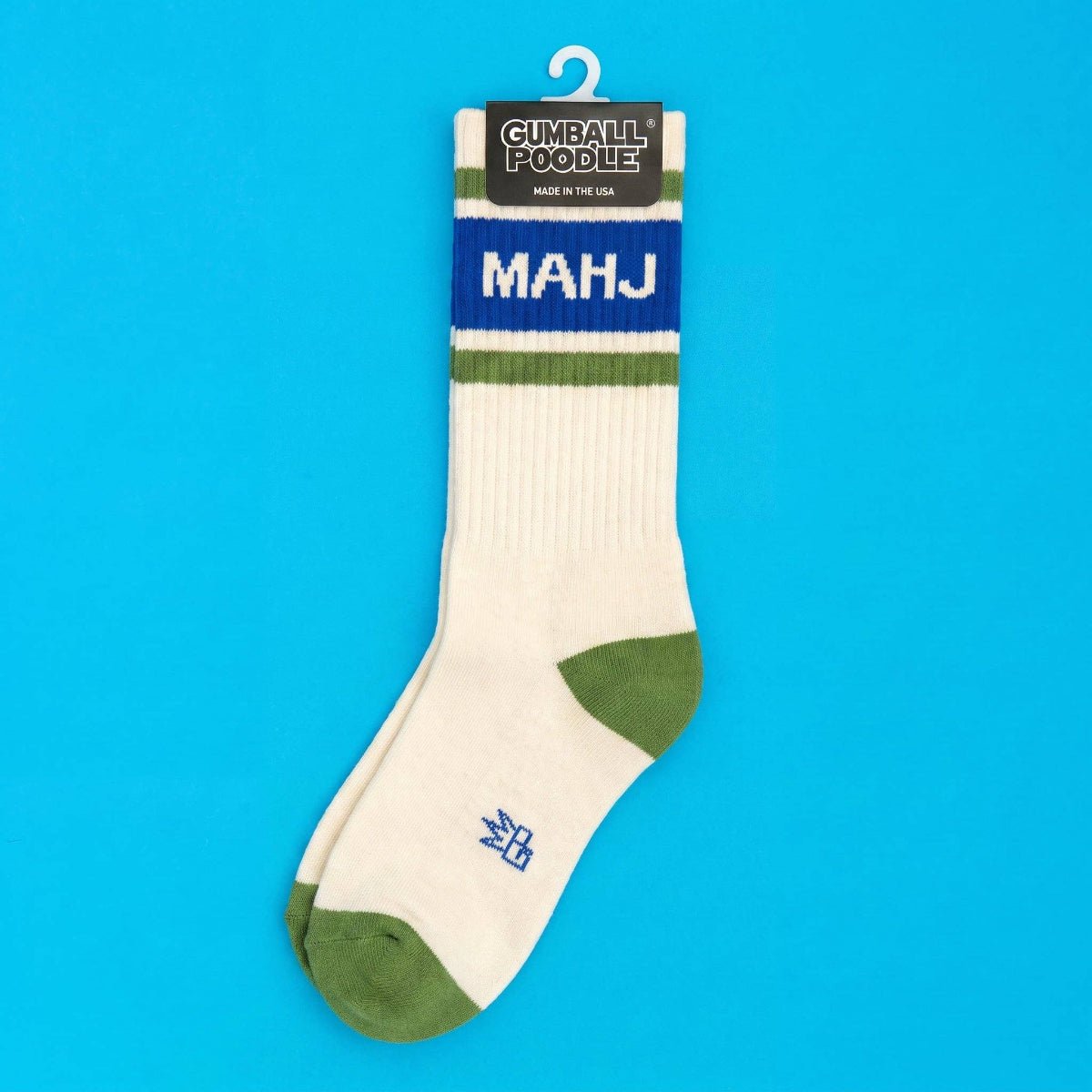 Mahj Gym Crew Socks - Twirls + Twigs