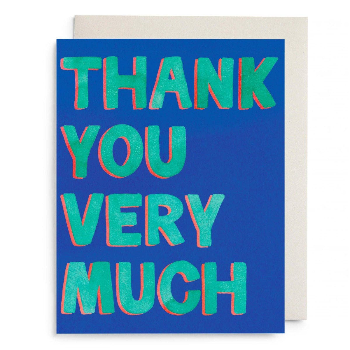 Thank You Very Much Greeting Card - Twirls + Twigs