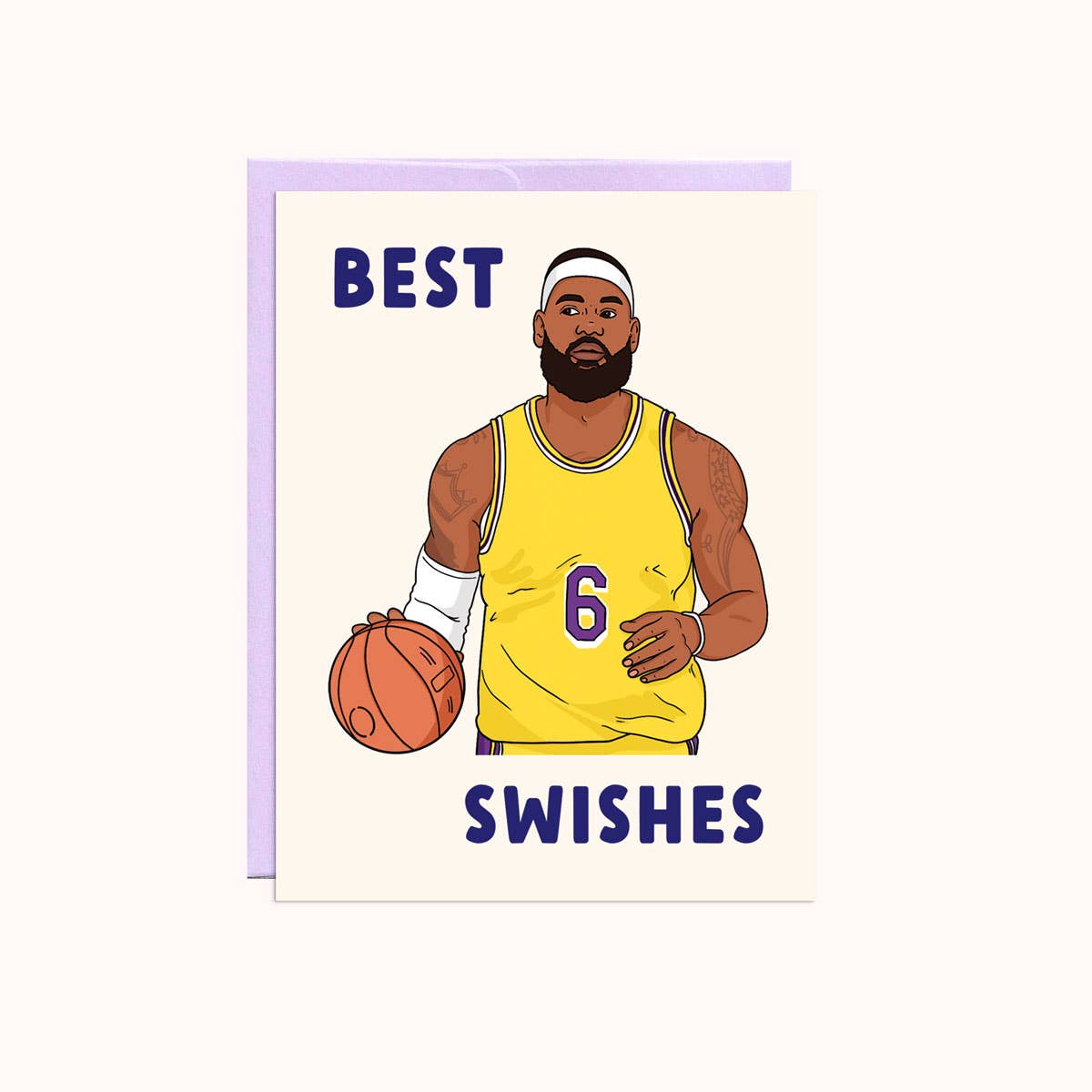 Lebron Best Swishes | Birthday Card - Twirls + Twigs