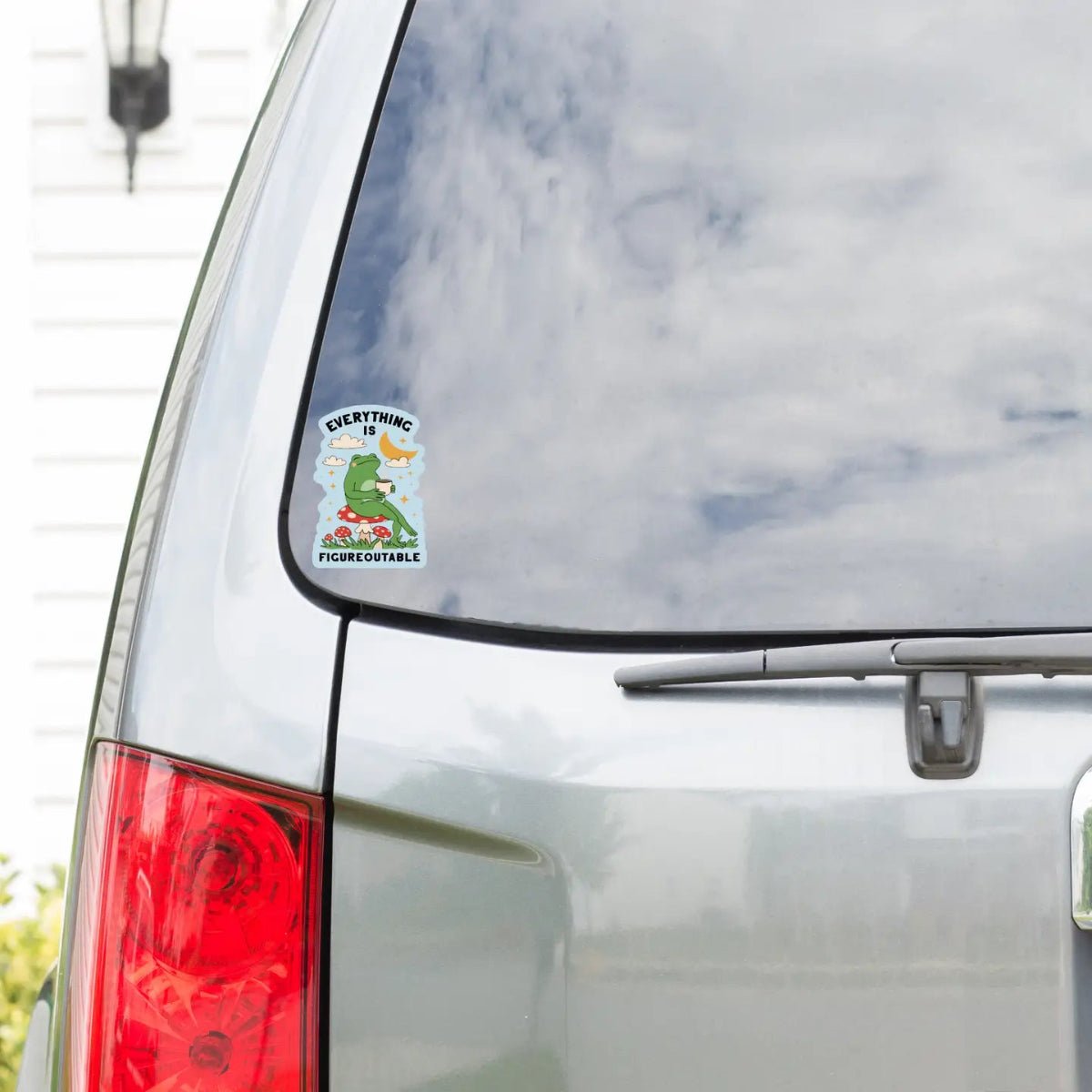 Positive Motivational Frog High Quality Vinyl Sticker - Twirls + Twigs