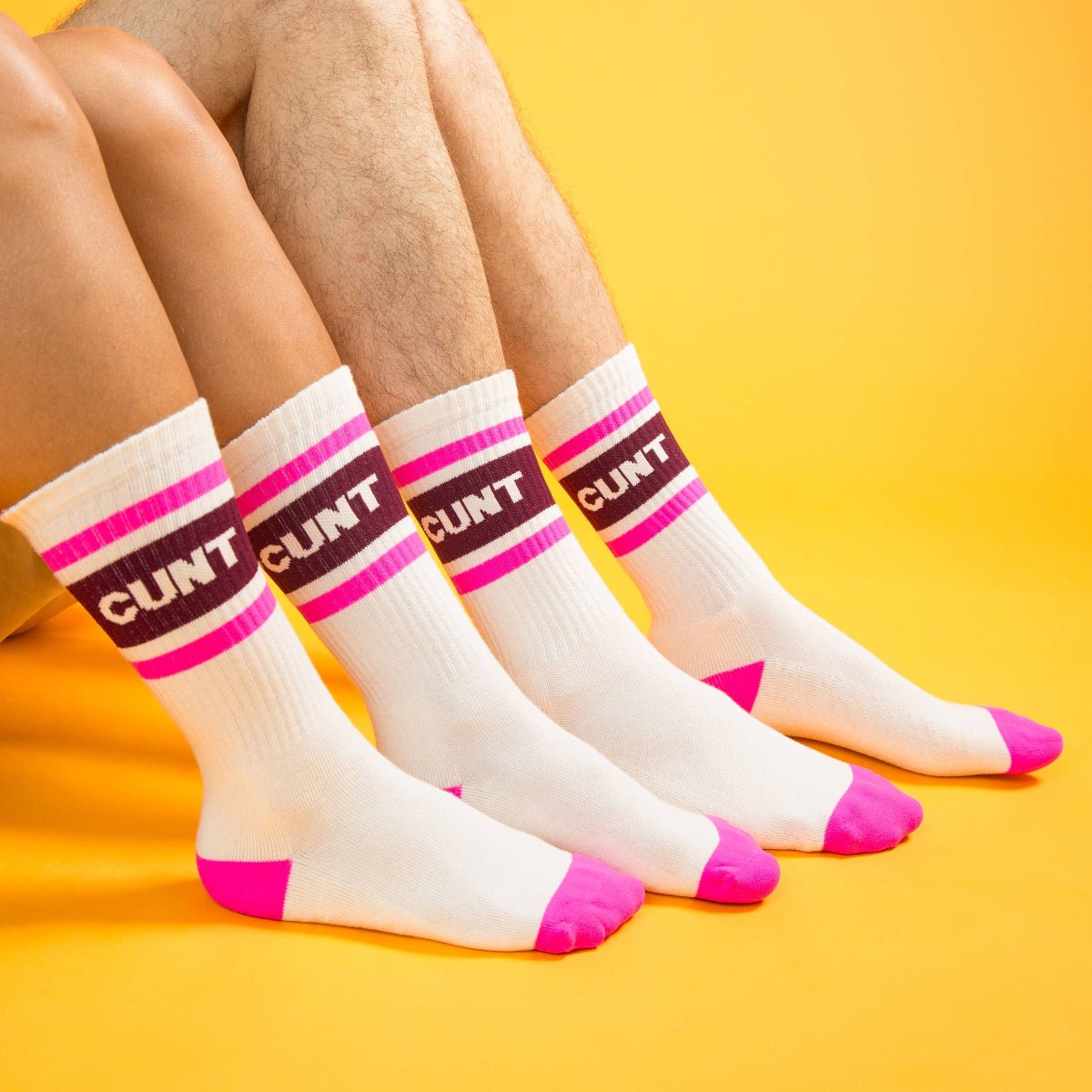 Cunt Gym Crew Socks - Twirls + Twigs