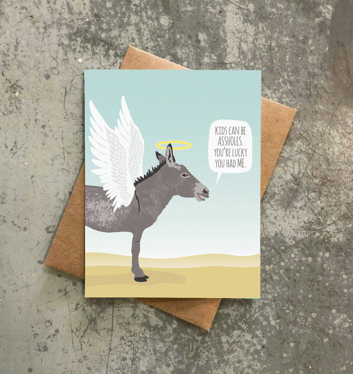 Kids are Assholes Funny Mother's Day or Father's Day Card - Twirls + Twigs