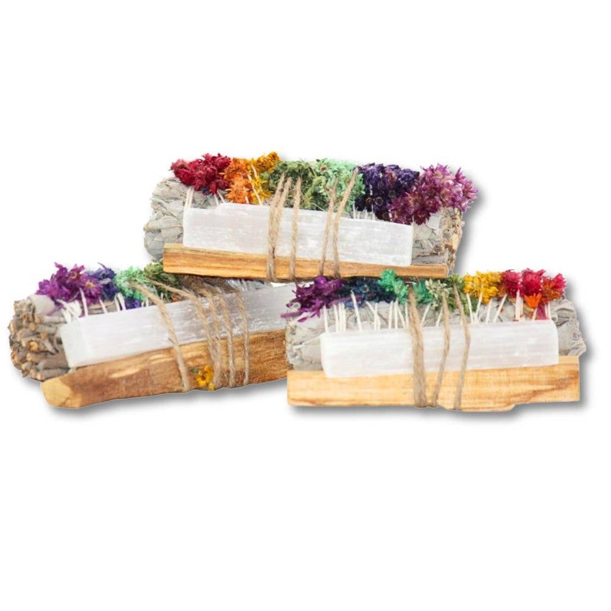 Sage Bundle - Chakra with Selenite - Twirls + Twigs