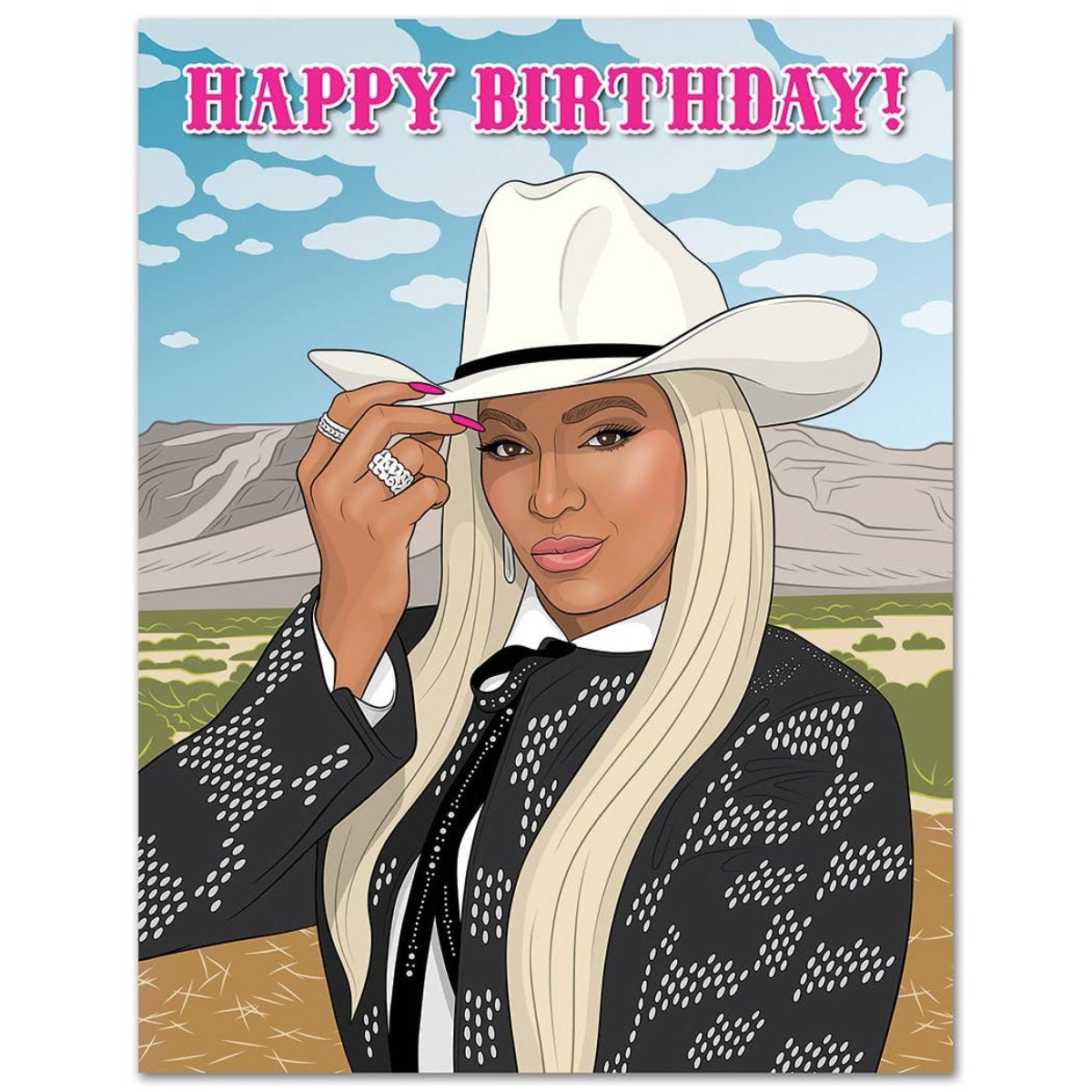 Real Life Hoe-Down Birthday Card - Twirls + Twigs