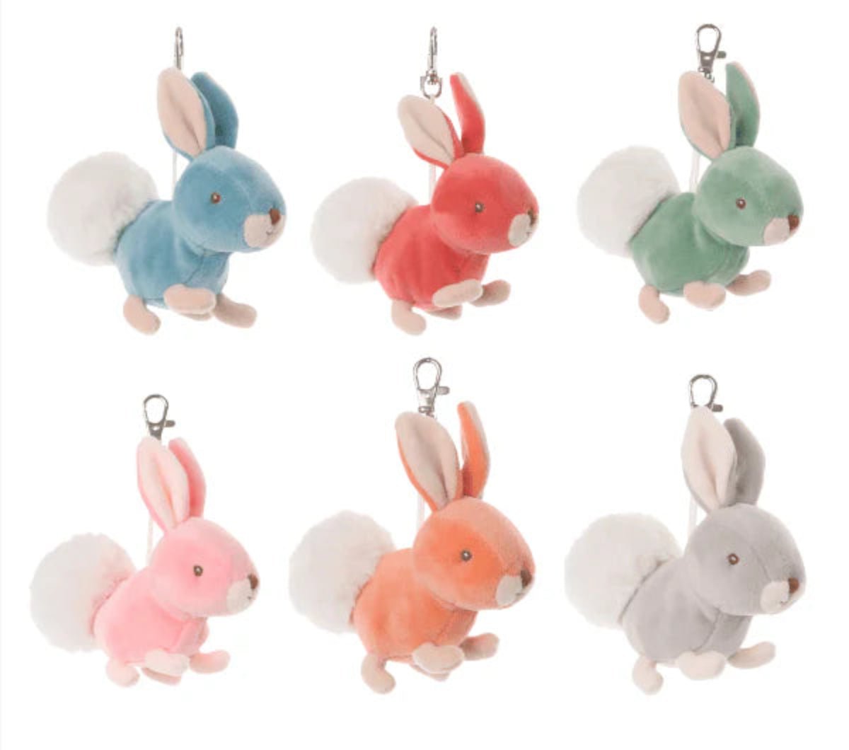 Colorful Bunny Zeus Bag Charm - Twirls + Twigs