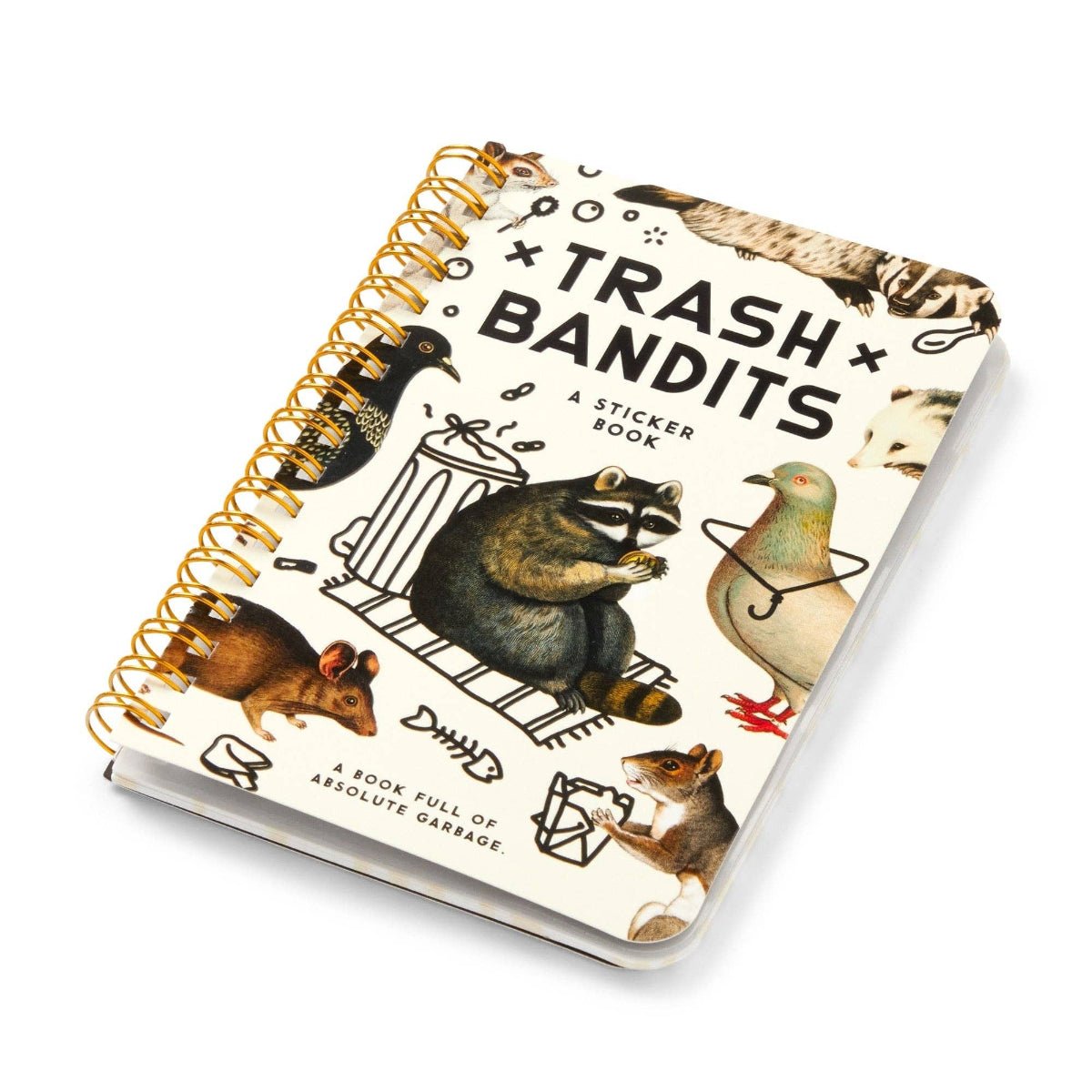 Brass Monkey Trash Bandits Sticker Book - Twirls + Twigs