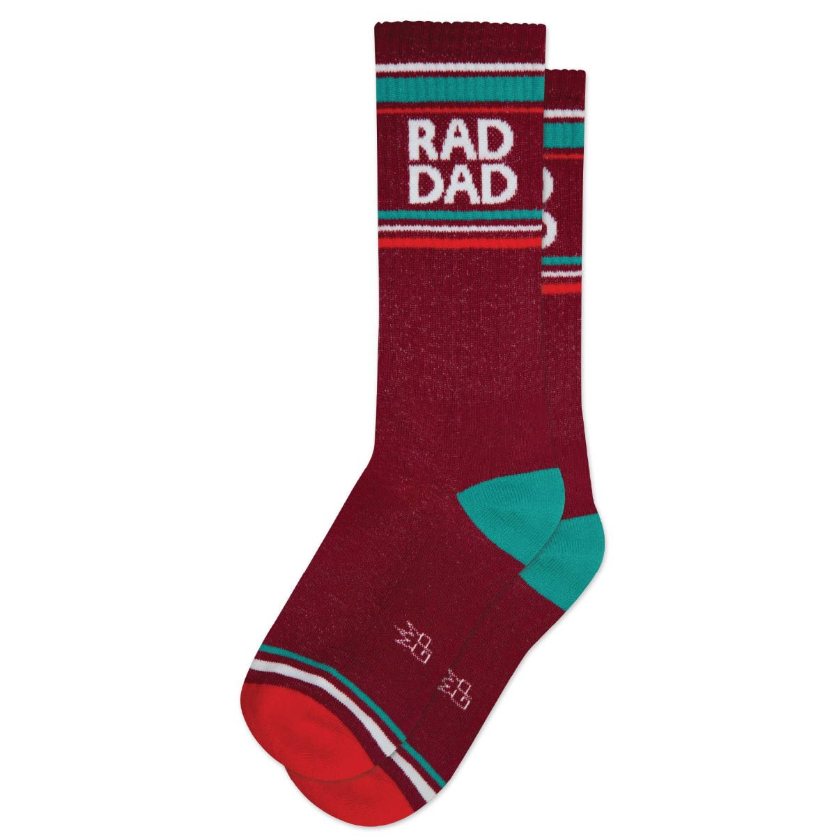 Rad Dad Gym Crew Socks - Twirls + Twigs