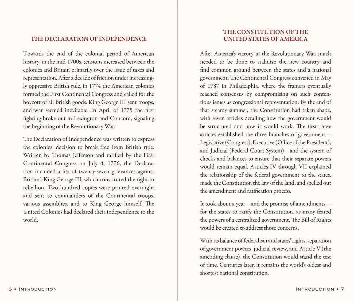 The Constitution of the United States of America - Twirls + Twigs