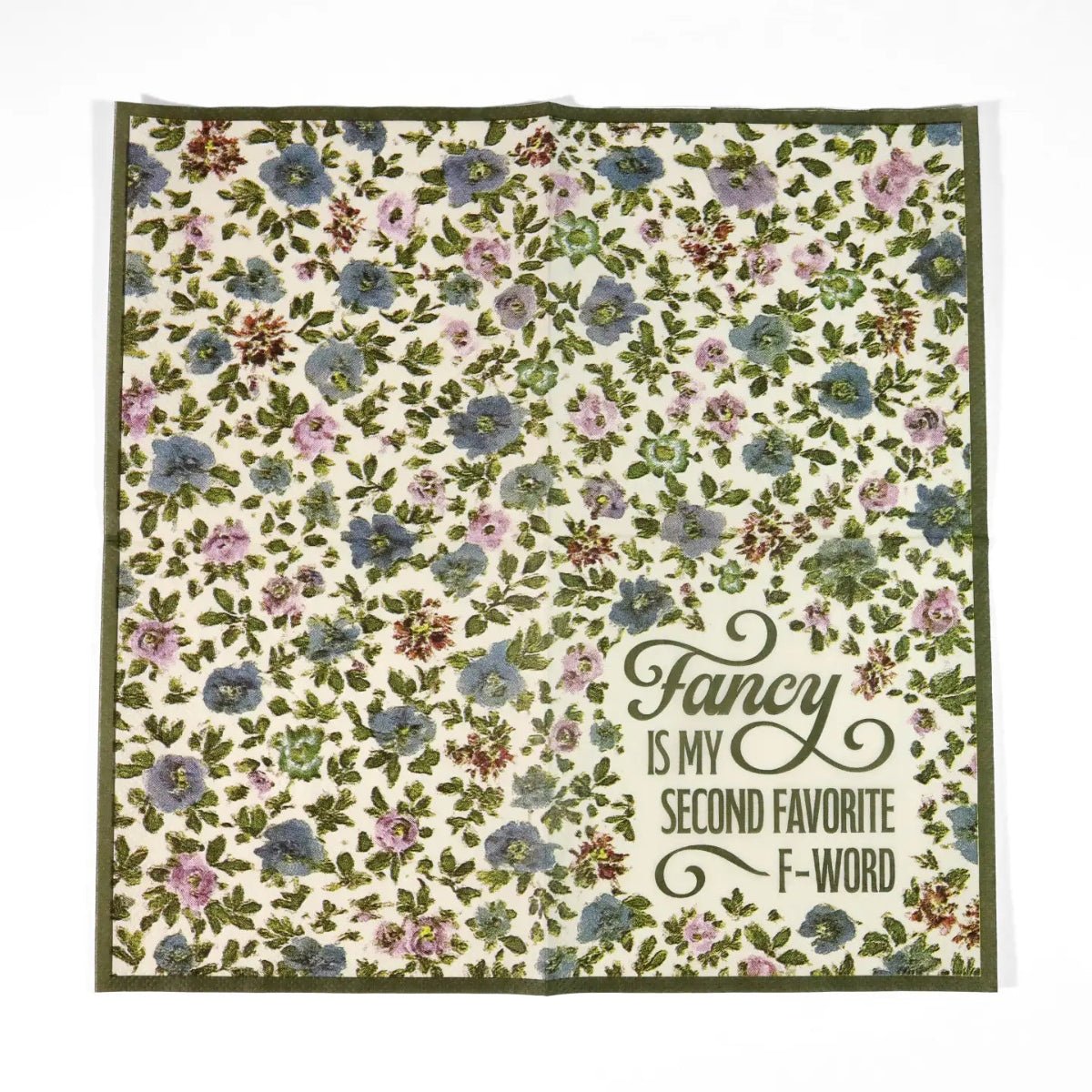 Fancy Is My Second Favorite F-Word - Cocktail Napkins - Twirls + Twigs