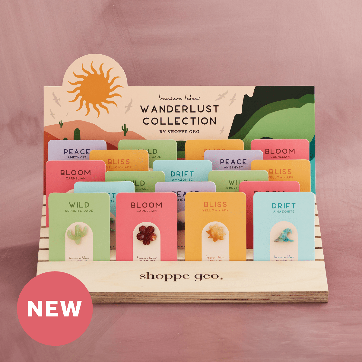 Mini Crystal Collection Asst | Treasure Tokens: Wanderlust - Twirls + Twigs