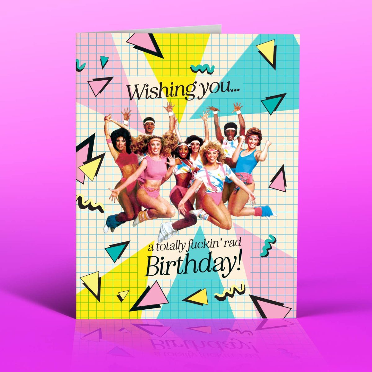 RAD 80's Birthday Card - Twirls + Twigs