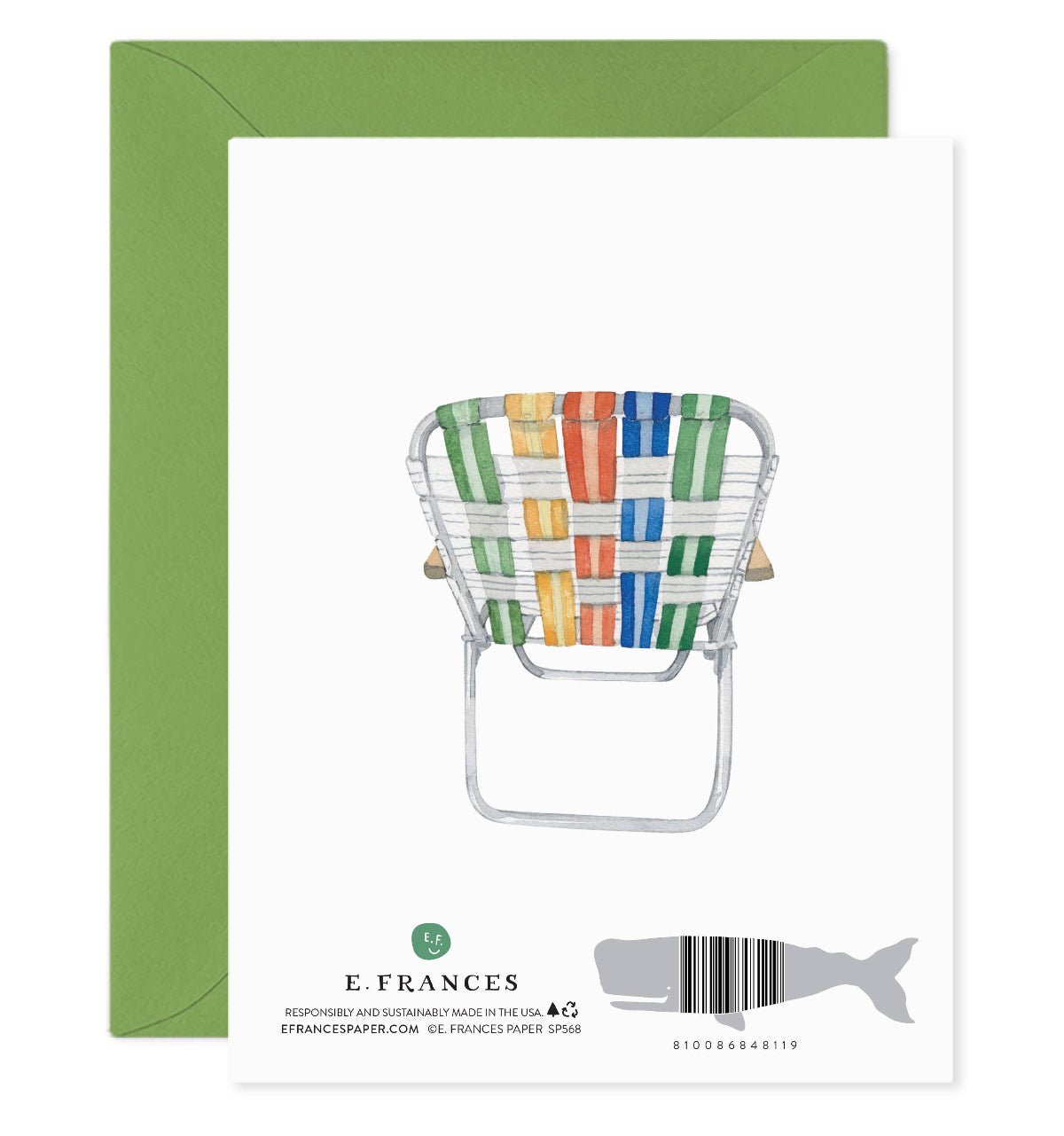 Lawn Chair Dad Father’s Day Greeting Card - Twirls + Twigs